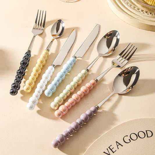 Easter Colored Cutlery Set